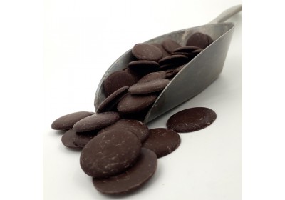 Chocolat noir 74% de cacao en palets - 100 gr - Bio
