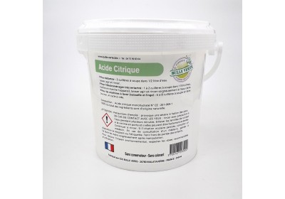 Acide citrique - 1Kg (avec consigne)