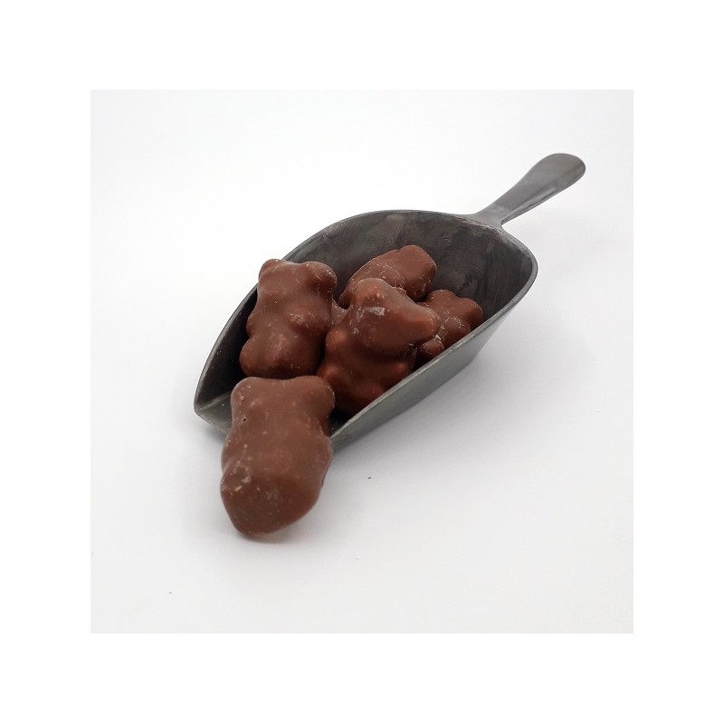 Ourson guimauve chocolat au lait - 100 gr - Bio