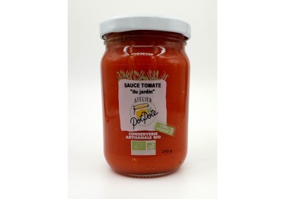 Sauce Tomate "du jardin" - 215 gr - Bio & Locale