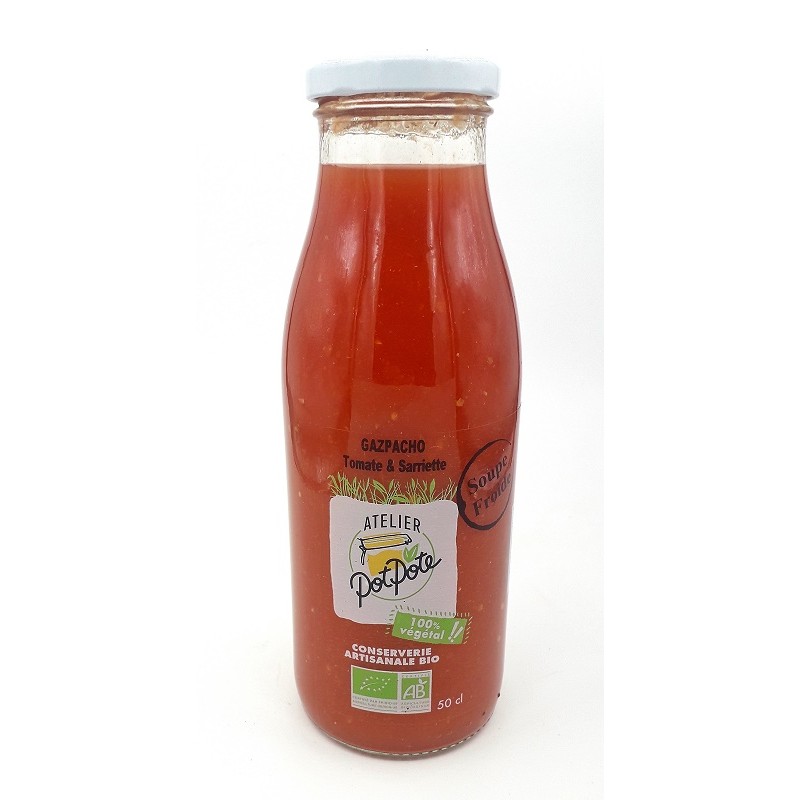 Gazpacho - Tomate et Sarriette - 50 cl - Bio & Locale