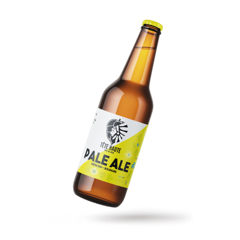 Tête haute - Bière blonde (American Pale Ale) - Bio & Local - (75 cl)