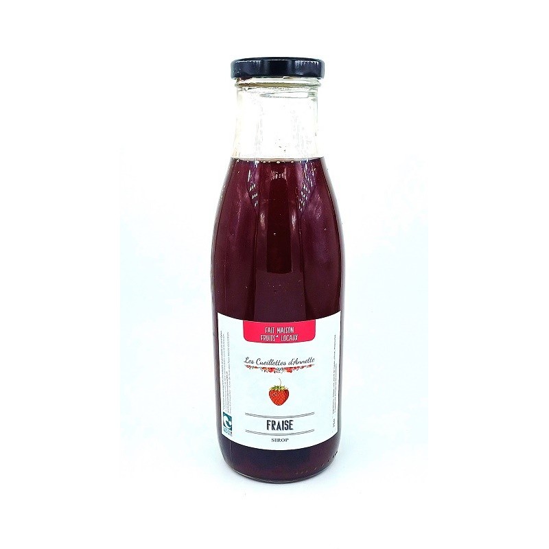 Sirop de fraise - Nature & Progrès - Local - 75cL
