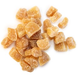 Cubes de gingembre confit - 100gr - bio