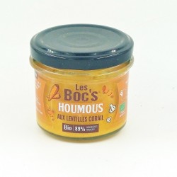 Houmous aux lentilles corail - bio - 110gr