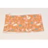 Pochette imperméable coton bio à motifs petite