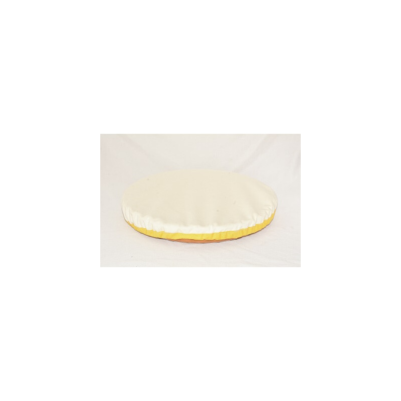 Couvre-plat en coton bio imperméable 40 cm - jaune