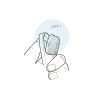Brosse à dents rechargeable bioplastique - Medium- Caliquo