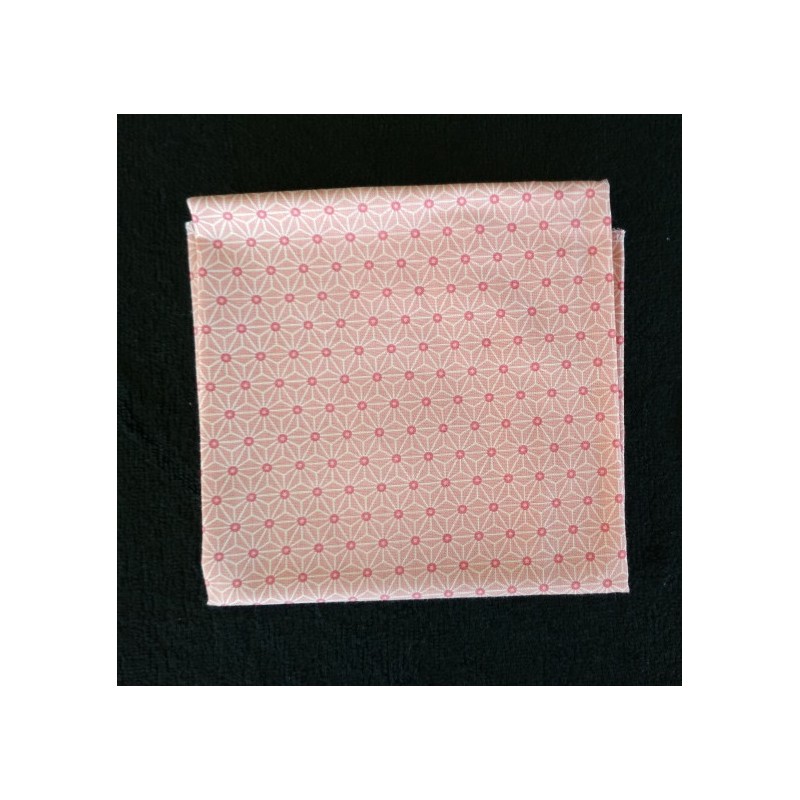 Furoshiki Cadeau rose - taille : 58x58