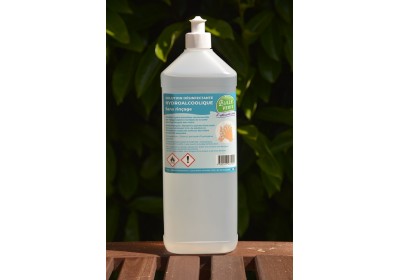 Solution désinfectante hydroalcoolique - 0.95Kg - (bouteille 1L consignée)