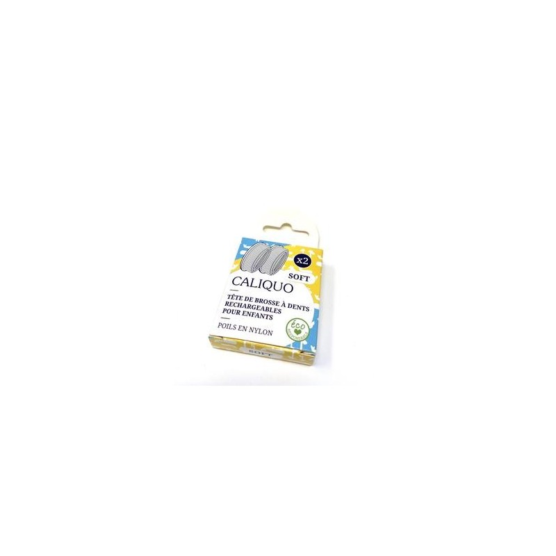 Lot de 2 recharges pour brosses à dents - Enfants - Caliquo